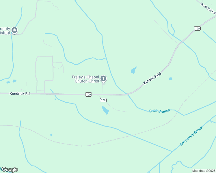 map of restaurants, bars, coffee shops, grocery stores, and more near 3691 Kendrick Road in Corinth