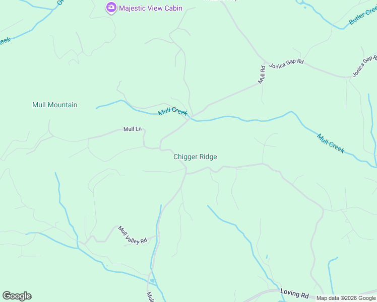map of restaurants, bars, coffee shops, grocery stores, and more near 5850 Mull Road in Morganton