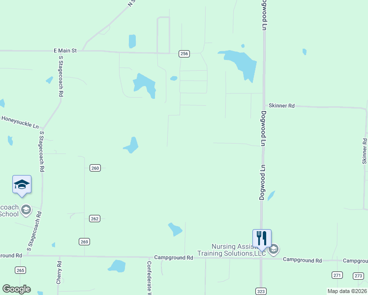 map of restaurants, bars, coffee shops, grocery stores, and more near 255 Lorene Street in Austin