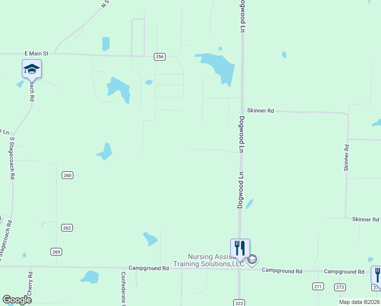 map of restaurants, bars, coffee shops, grocery stores, and more near 255 Lorene Street in Austin