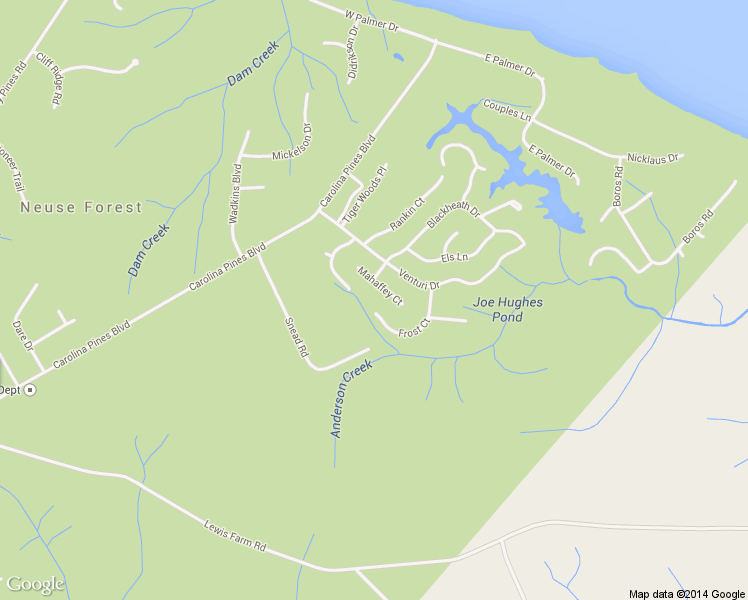 map of restaurants, bars, coffee shops, grocery stores, and more near 124 Frost Court in New Bern