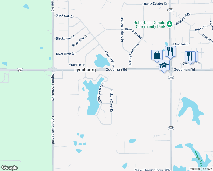map of restaurants, bars, coffee shops, grocery stores, and more near 6860 Hickory Crest Drive in Walls