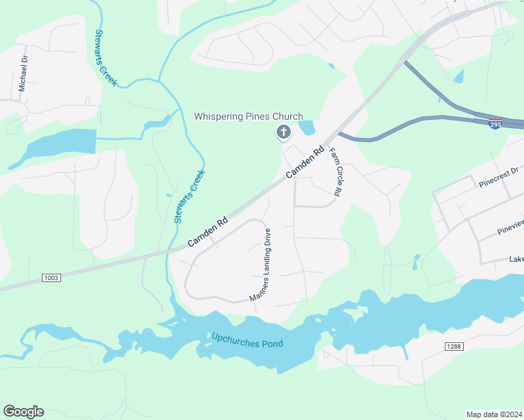 map of restaurants, bars, coffee shops, grocery stores, and more near 2712 Crestridge Court in Fayetteville