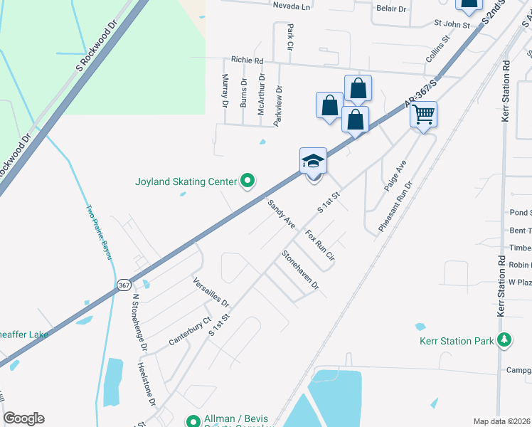 map of restaurants, bars, coffee shops, grocery stores, and more near 13 Tripp Street in Cabot