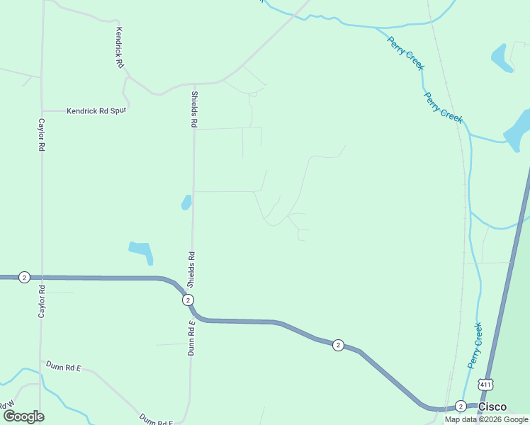map of restaurants, bars, coffee shops, grocery stores, and more near Douthitt Road in Crandall