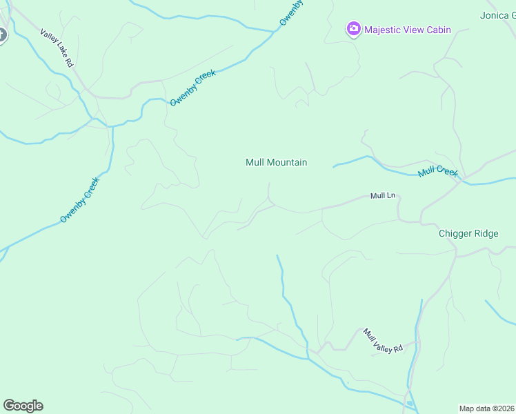 map of restaurants, bars, coffee shops, grocery stores, and more near 299 Ada Ridge Road in Mineral Bluff