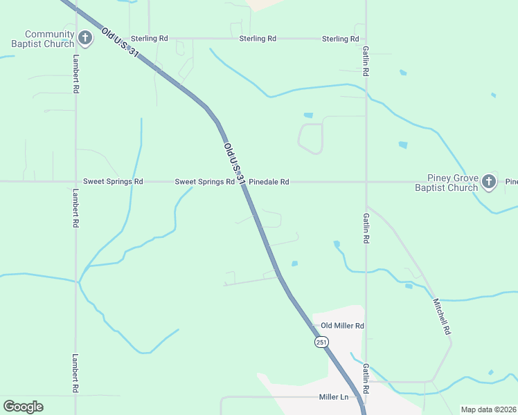 map of restaurants, bars, coffee shops, grocery stores, and more near 27650 Pinedale Road in Ardmore