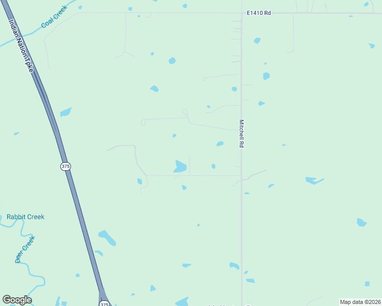 map of restaurants, bars, coffee shops, grocery stores, and more near 4801 Mitchell Road in McAlester