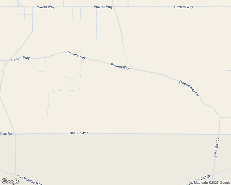 map of restaurants, bars, coffee shops, grocery stores, and more near Powers Way in Albuquerque