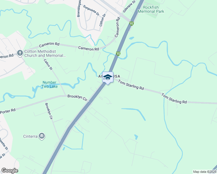 map of restaurants, bars, coffee shops, grocery stores, and more near 4520 U.S. 301 in Hope Mills