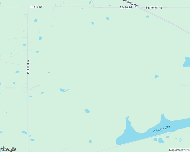 map of restaurants, bars, coffee shops, grocery stores, and more near E1410 Road in McAlester