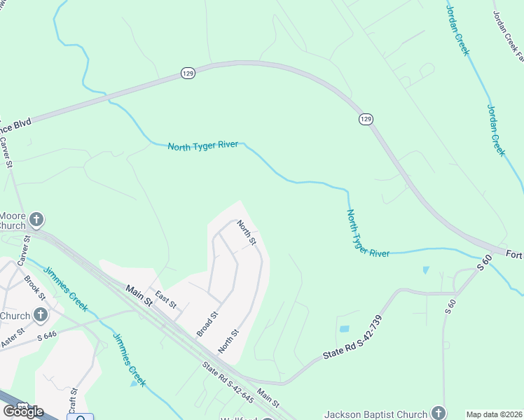 map of restaurants, bars, coffee shops, grocery stores, and more near 168 North Street in Wellford