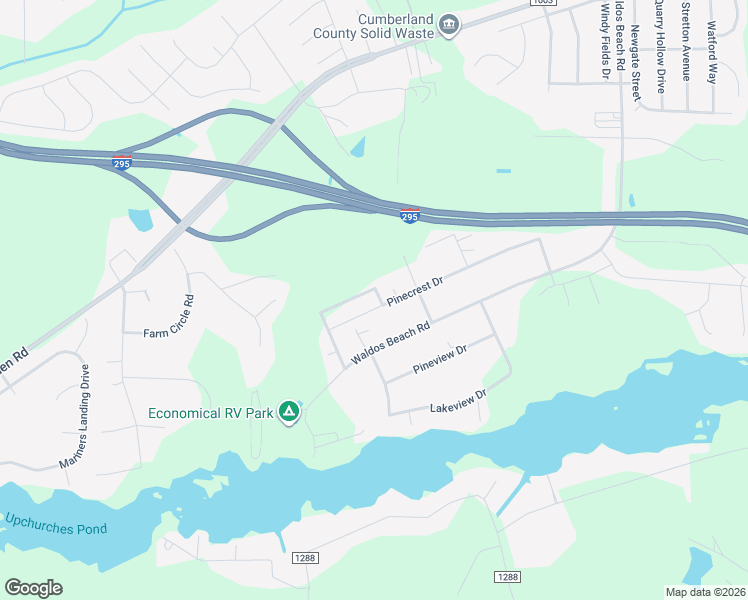 map of restaurants, bars, coffee shops, grocery stores, and more near 2773 Pinecrest Drive in Fayetteville