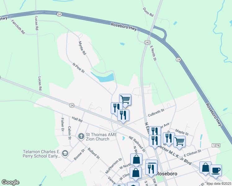 804 North Broad Street, Roseboro NC Walk Score