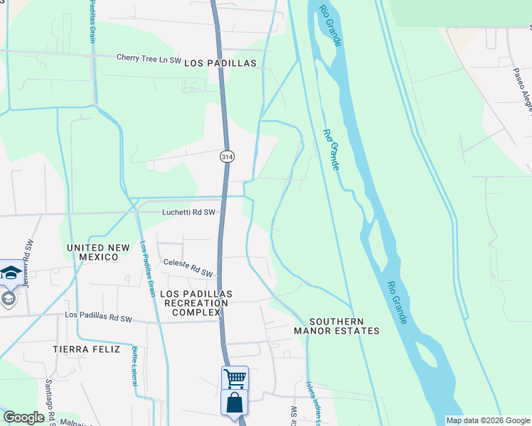 map of restaurants, bars, coffee shops, grocery stores, and more near 7030 Ilfield Road Southwest in Albuquerque