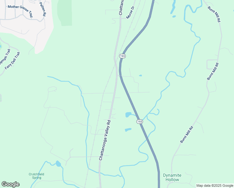 map of restaurants, bars, coffee shops, grocery stores, and more near 1387 Chattanooga Valley Road in Walker County