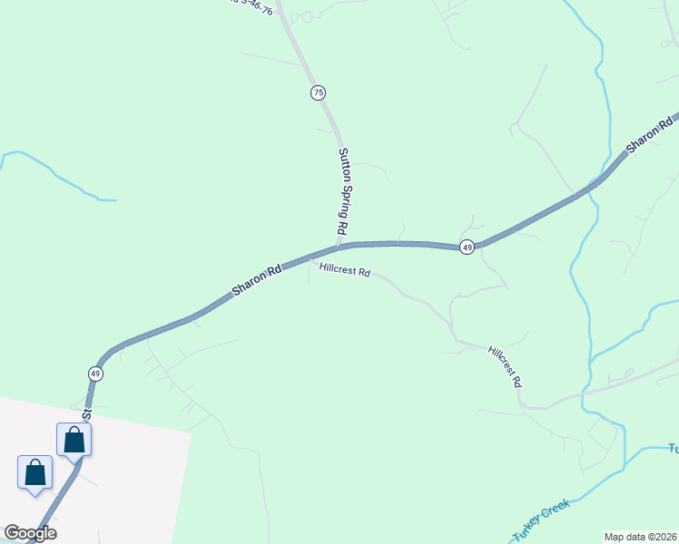 map of restaurants, bars, coffee shops, grocery stores, and more near 3009 Hillcrest Road in York