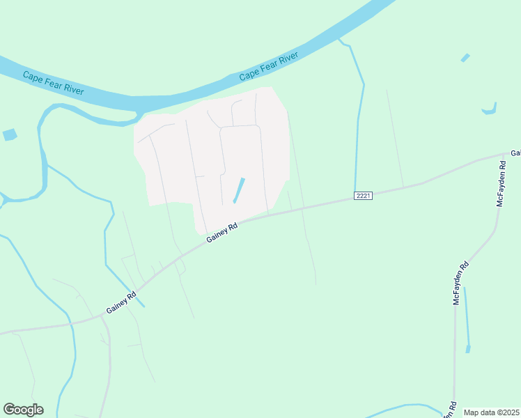 map of restaurants, bars, coffee shops, grocery stores, and more near 3501 Gainey Road in Fayetteville