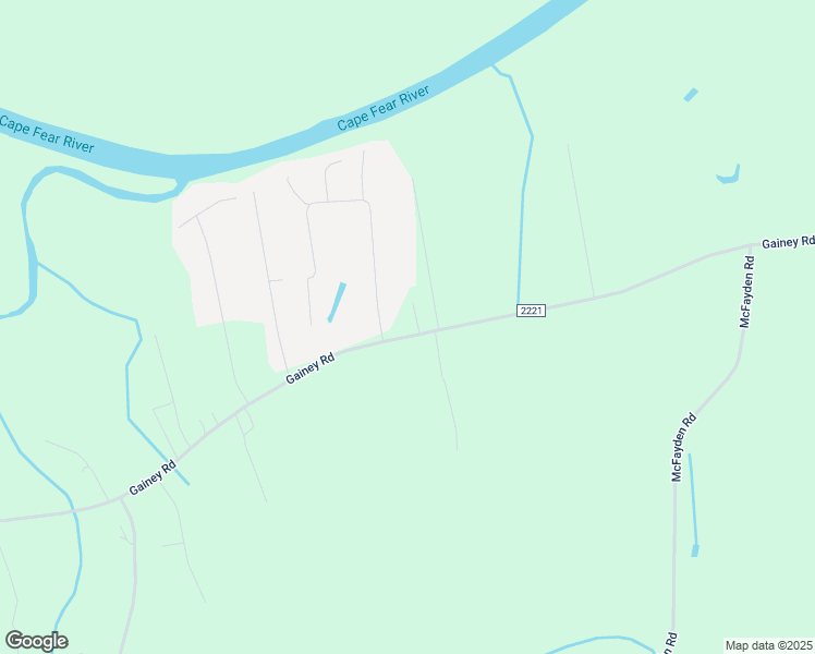 map of restaurants, bars, coffee shops, grocery stores, and more near 3547 Gainey Road in Fayetteville