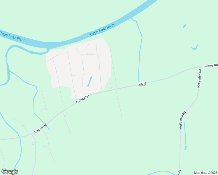 map of restaurants, bars, coffee shops, grocery stores, and more near 3547 Gainey Road in Fayetteville