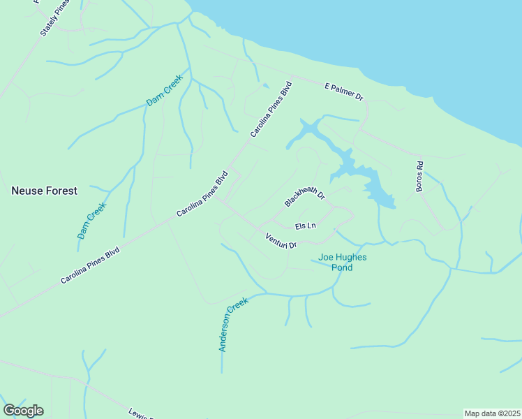 map of restaurants, bars, coffee shops, grocery stores, and more near 210 Rankin Court in New Bern