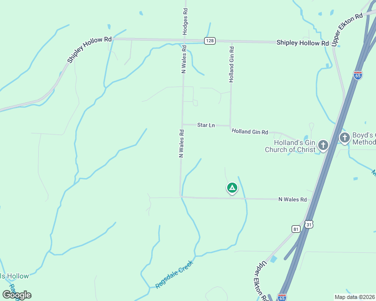 map of restaurants, bars, coffee shops, grocery stores, and more near 27866 North Wales Road in Elkmont