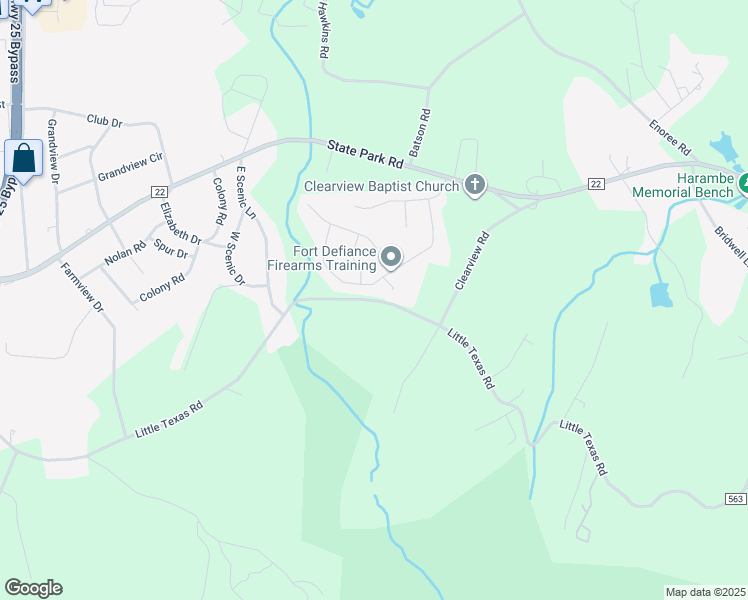 map of restaurants, bars, coffee shops, grocery stores, and more near 820 Little Texas Road in Travelers Rest