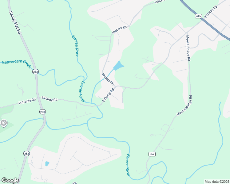 map of restaurants, bars, coffee shops, grocery stores, and more near 300 East Darby Road in Taylors