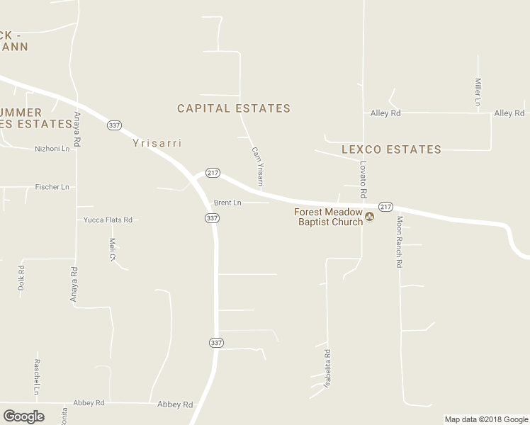 map of restaurants, bars, coffee shops, grocery stores, and more near 6 Brent Lane in Tijeras