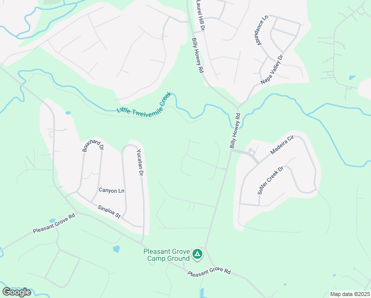 map of restaurants, bars, coffee shops, grocery stores, and more near 2004 Willowcrest Drive in Waxhaw