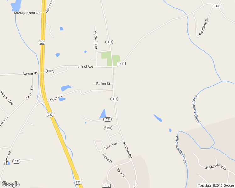 map of restaurants, bars, coffee shops, grocery stores, and more near 210 Northam Road in Rockingham