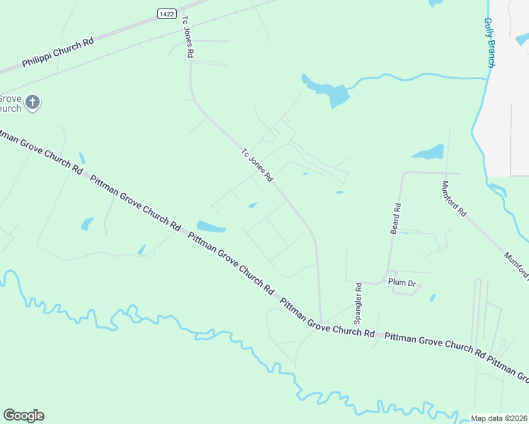 map of restaurants, bars, coffee shops, grocery stores, and more near 779 Tc Jones Road in Raeford
