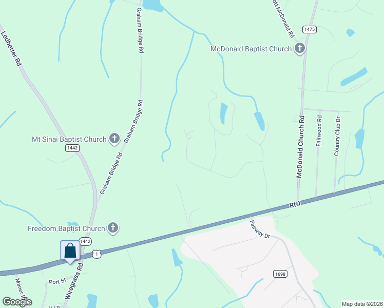 map of restaurants, bars, coffee shops, grocery stores, and more near 194 Beane Run in Rockingham