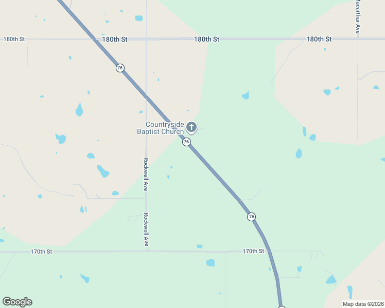 map of restaurants, bars, coffee shops, grocery stores, and more near 17519 Oklahoma 76 in Lindsay
