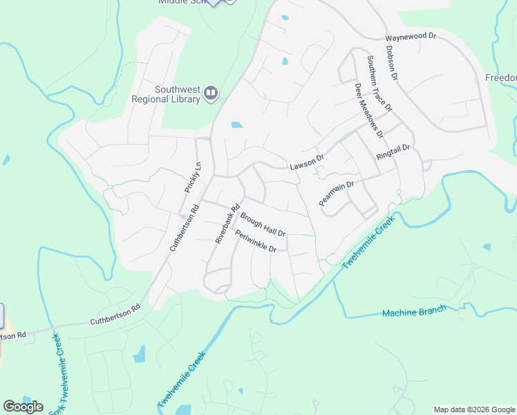 map of restaurants, bars, coffee shops, grocery stores, and more near 1216 Toteros Drive in Waxhaw