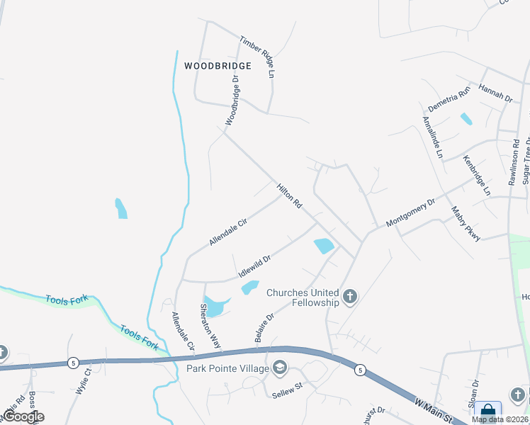 map of restaurants, bars, coffee shops, grocery stores, and more near 849 Allendale Circle in Rock Hill
