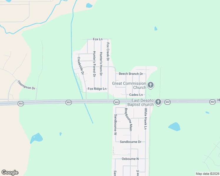 map of restaurants, bars, coffee shops, grocery stores, and more near 7078 Fox Creek Drive in Olive Branch