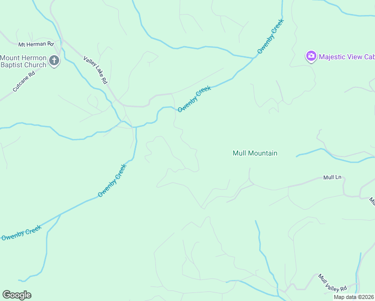 map of restaurants, bars, coffee shops, grocery stores, and more near 330 Green Valley Trail in Mineral Bluff