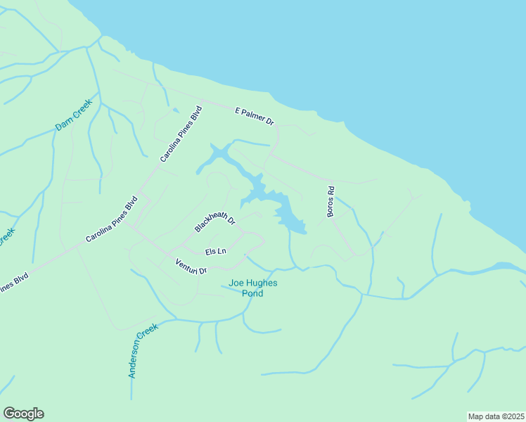 map of restaurants, bars, coffee shops, grocery stores, and more near 116 Jubilee Place in New Bern