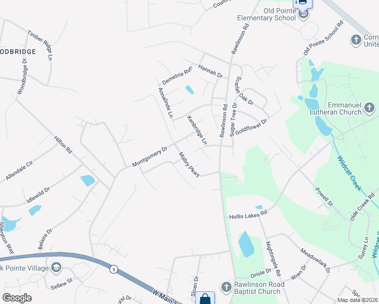 map of restaurants, bars, coffee shops, grocery stores, and more near 4669 Mabry Parkway in Rock Hill