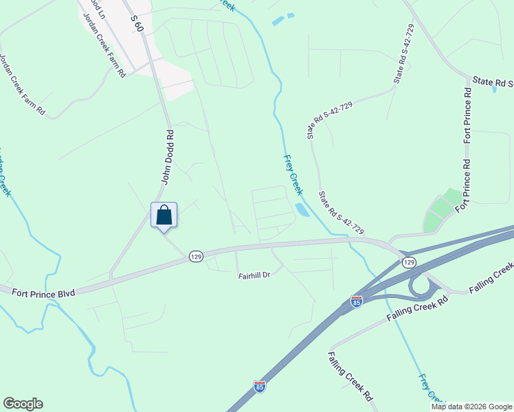 map of restaurants, bars, coffee shops, grocery stores, and more near 110 Shadeland Avenue in Wellford