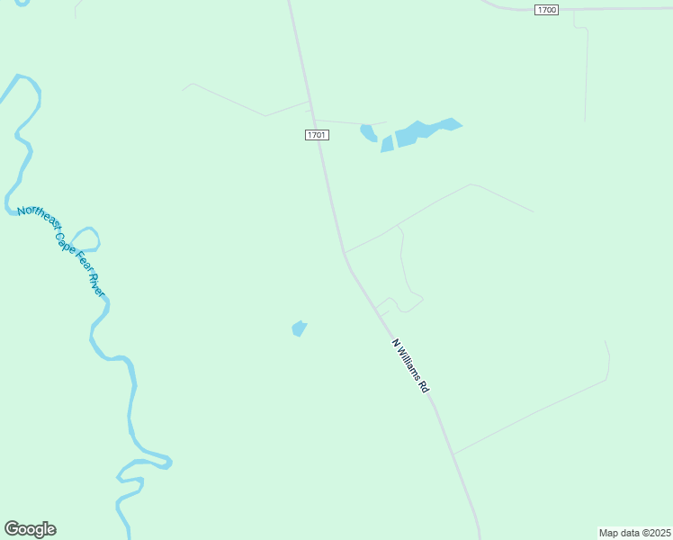 map of restaurants, bars, coffee shops, grocery stores, and more near 641 North Williams Road in Kenansville