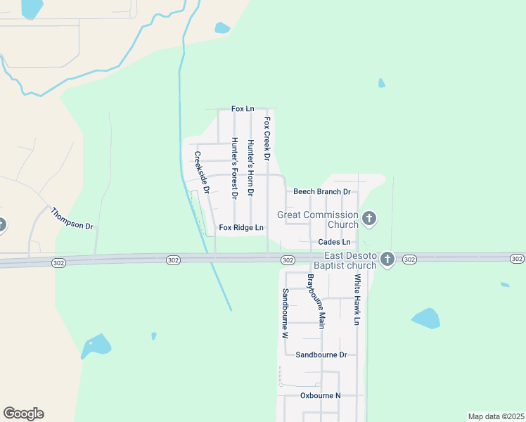 map of restaurants, bars, coffee shops, grocery stores, and more near 7182 Fox Creek Drive in Olive Branch