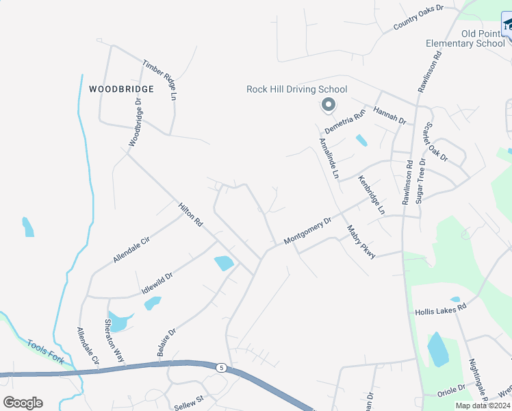 map of restaurants, bars, coffee shops, grocery stores, and more near 3128 Cedarvale Circle in Rock Hill