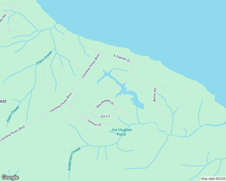 map of restaurants, bars, coffee shops, grocery stores, and more near 114 Lakeside Green Drive in New Bern