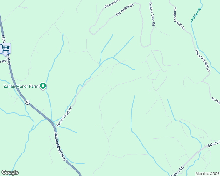 map of restaurants, bars, coffee shops, grocery stores, and more near 469 Mull Drive in Mineral Bluff