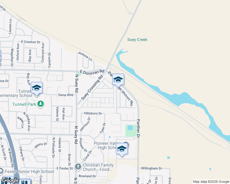 map of restaurants, bars, coffee shops, grocery stores, and more near 1300 Via Hielo in Santa Maria