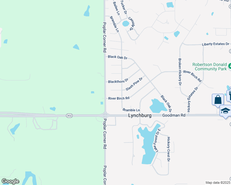 map of restaurants, bars, coffee shops, grocery stores, and more near 6915 Slash Pine Drive in Walls