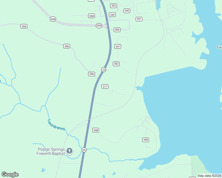 map of restaurants, bars, coffee shops, grocery stores, and more near 2 County Road 377 in Iuka