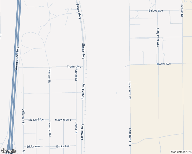 map of restaurants, bars, coffee shops, grocery stores, and more near 1 Sierra Highway in Mojave